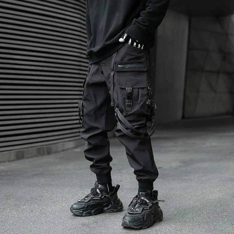 Black pants with straps "Shunsui" - Image 5