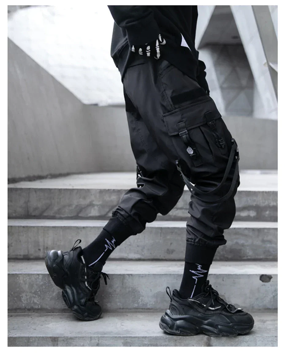Black pants with straps "Shunsui" - Image 7