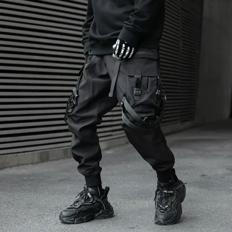 Black pants with straps "Shunsui" - Image 8