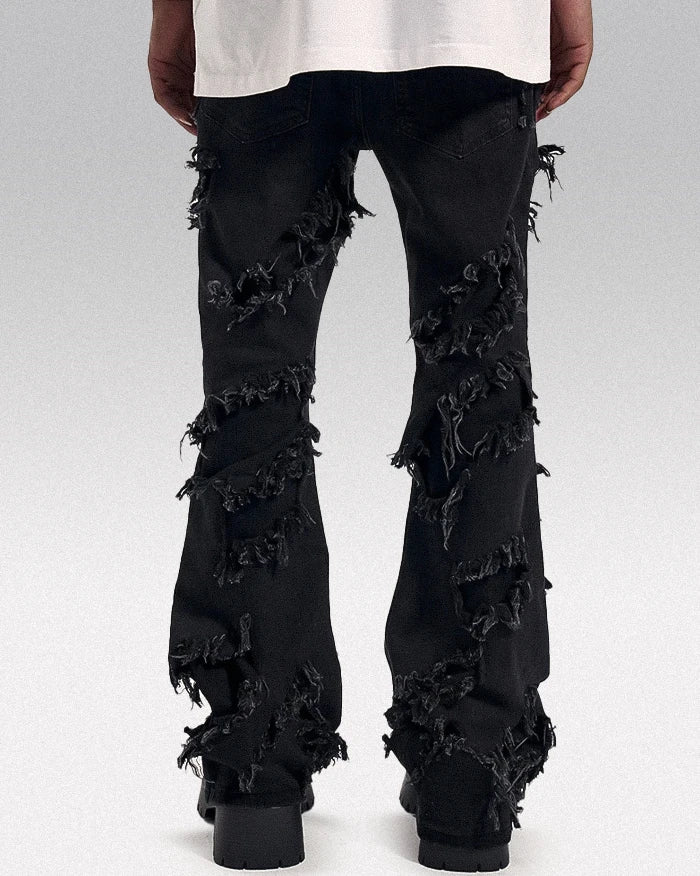 Black ripped jeans "Hira" - Image 2