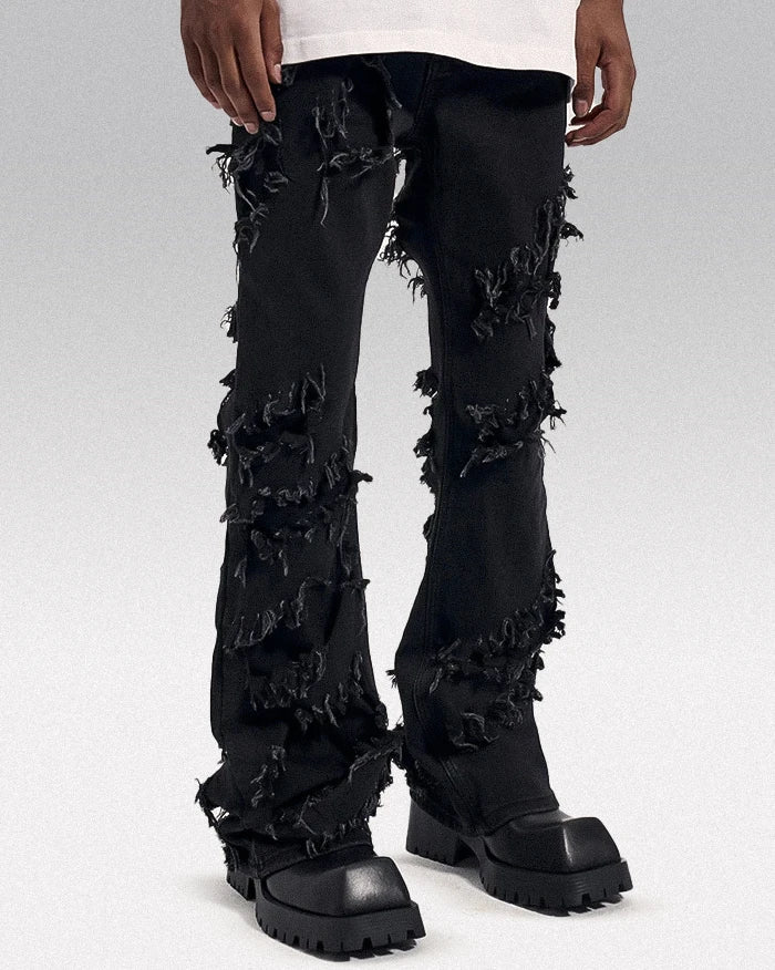 Black ripped jeans "Hira" - Image 4