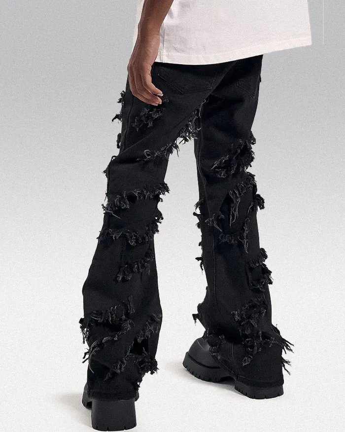 Black ripped jeans "Hira" - Image 5