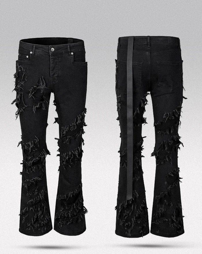 Black ripped jeans "Hira" - Image 7