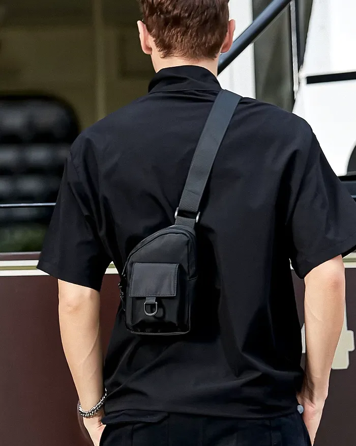 Black sling bag "Etaji" - Image 2