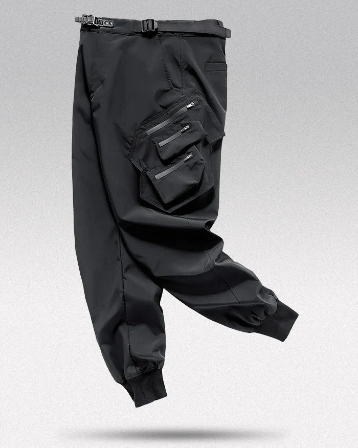 Black techwear cargo pants "Ichihara" - Image 3
