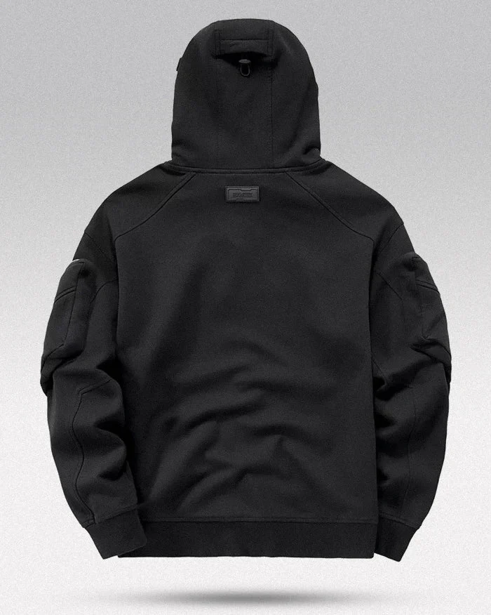 Black techwear hoodie "Gahara" - Image 2