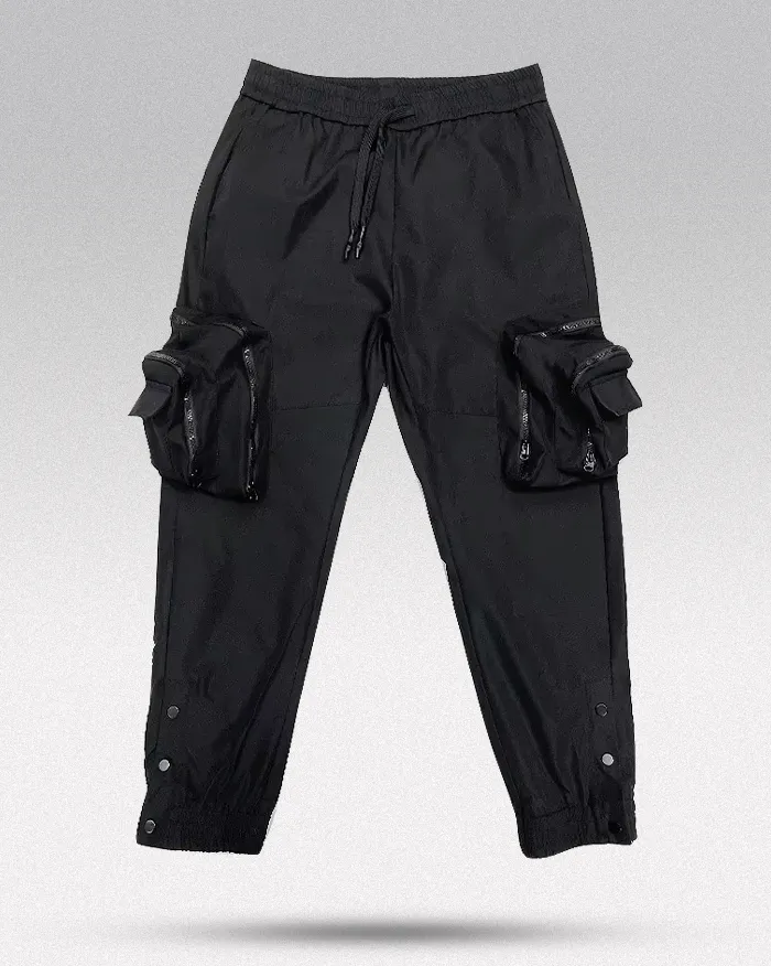 Black trousers cargo "Handa" - Image 7
