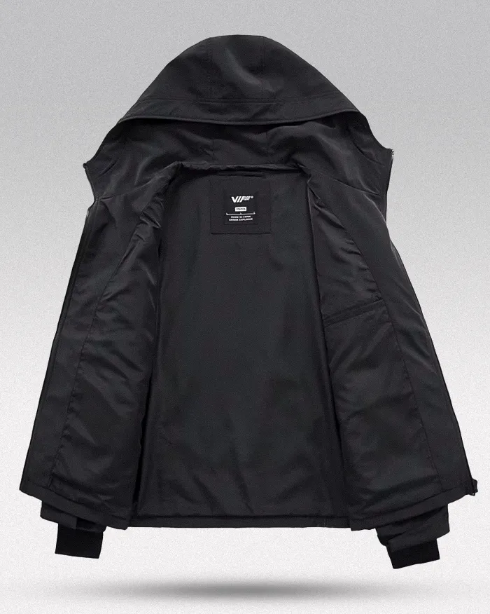 Black windbreaker techwear "Zawa" - Image 3