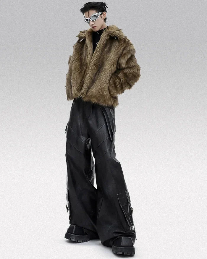 Black y2k pants "Suka" - Image 4