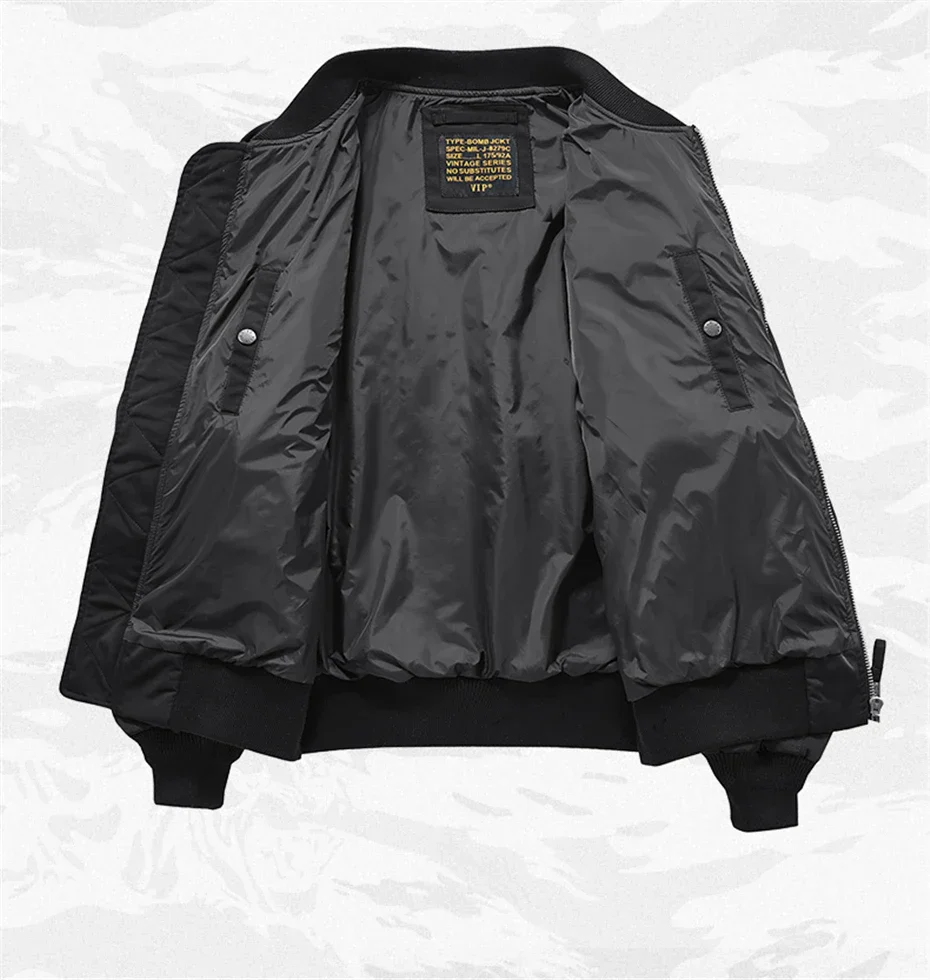 Mens bomber flight jacket "Ikeda" - Image 7