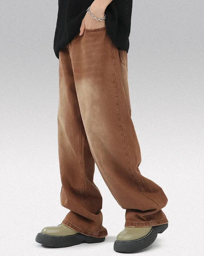 Brown y2k pants "Hanamaki" - Image 2
