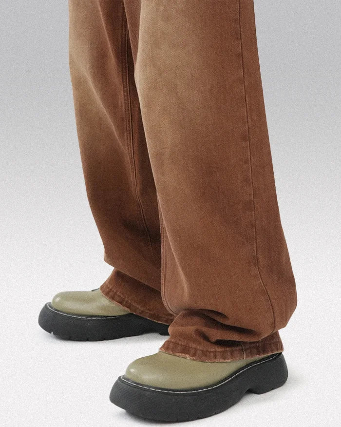 Brown y2k pants "Hanamaki" - Image 6