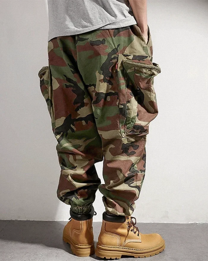 Camo cargo pants "Fuchu" - Image 4