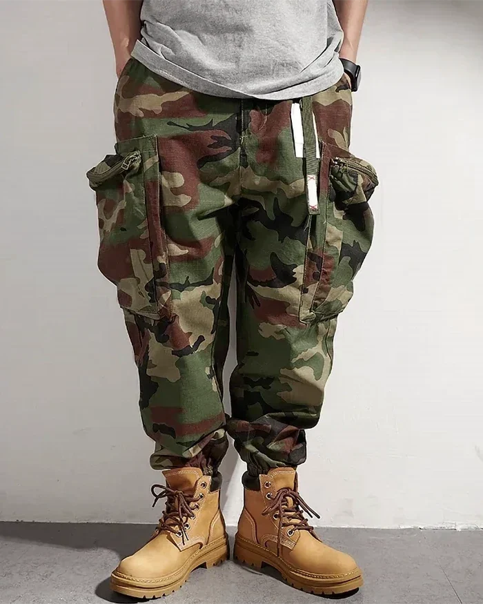 Camo cargo pants "Fuchu" - Image 5