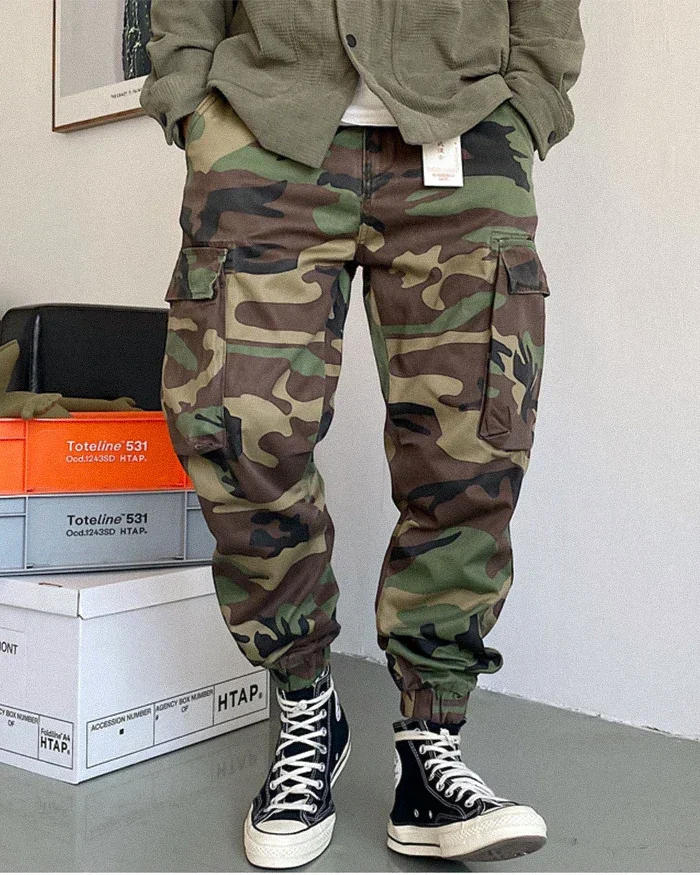 Camo cargo pants streetwear "Shibu" - Image 10