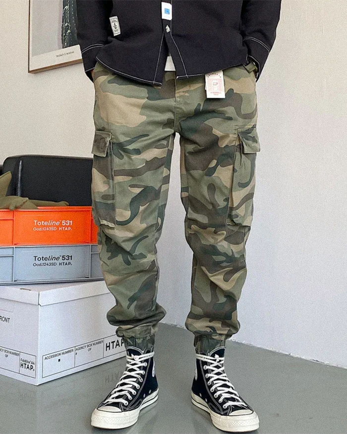 Camo cargo pants streetwear "Shibu" - Image 12
