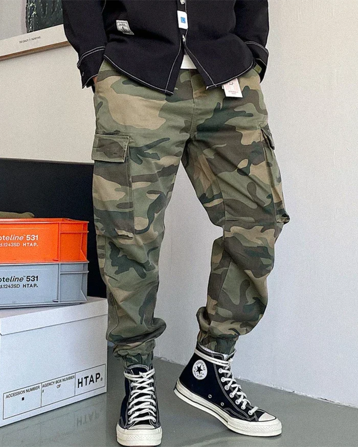 Camo cargo pants streetwear "Shibu" - Image 13