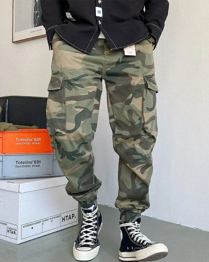 Camo cargo pants streetwear "Shibu" - Image 6