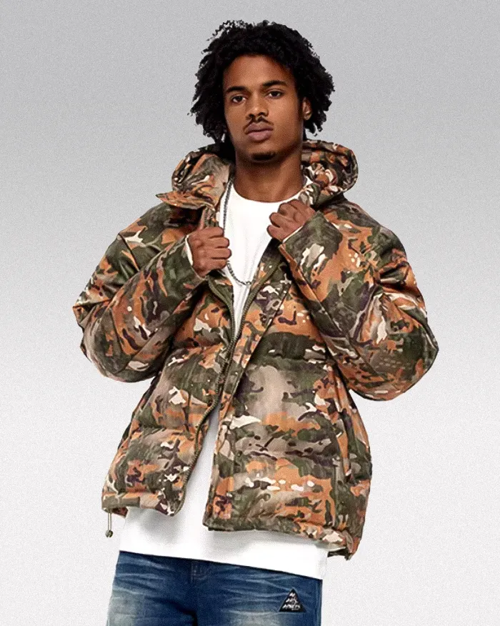 Camo padded jacket "Rugame" - Image 3