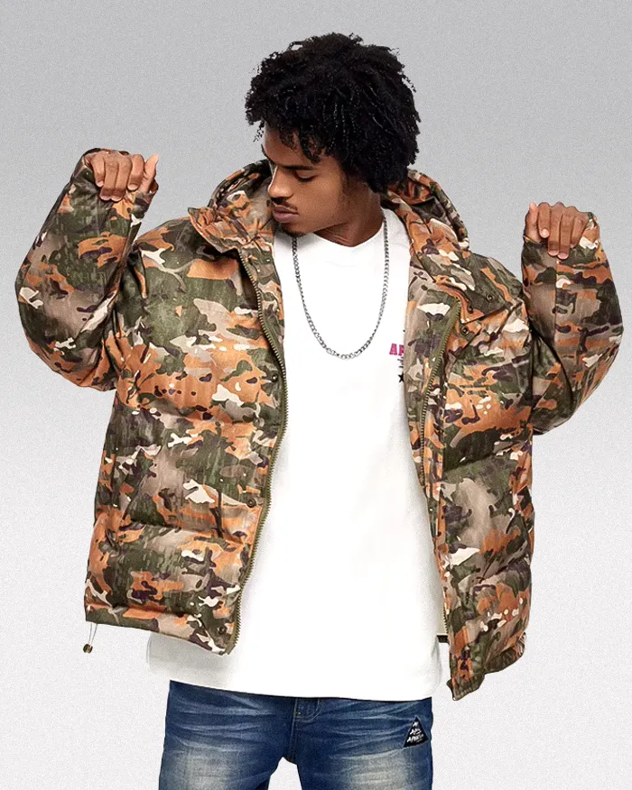 Camo padded jacket "Rugame" - Image 8