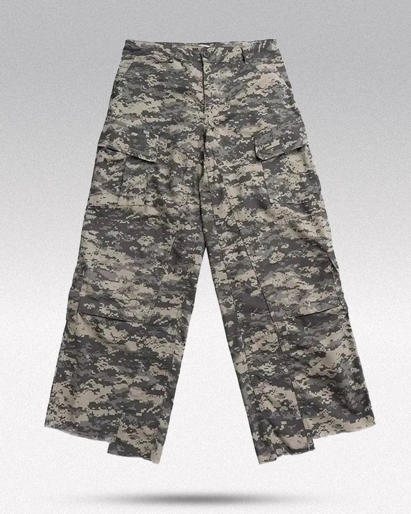 Camo Wide Leg Pants "Kiyama" - Image 11