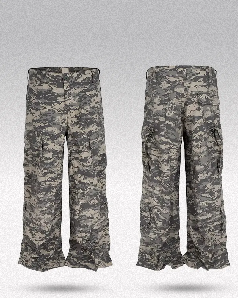 Camo Wide Leg Pants "Kiyama" - Image 12