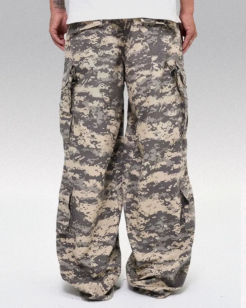 Camo Wide Leg Pants "Kiyama" - Image 2