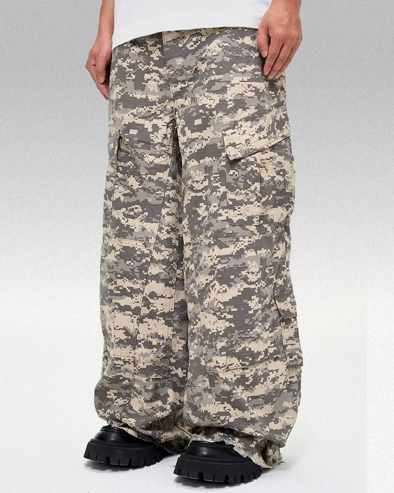 Camo Wide Leg Pants "Kiyama" - Image 3