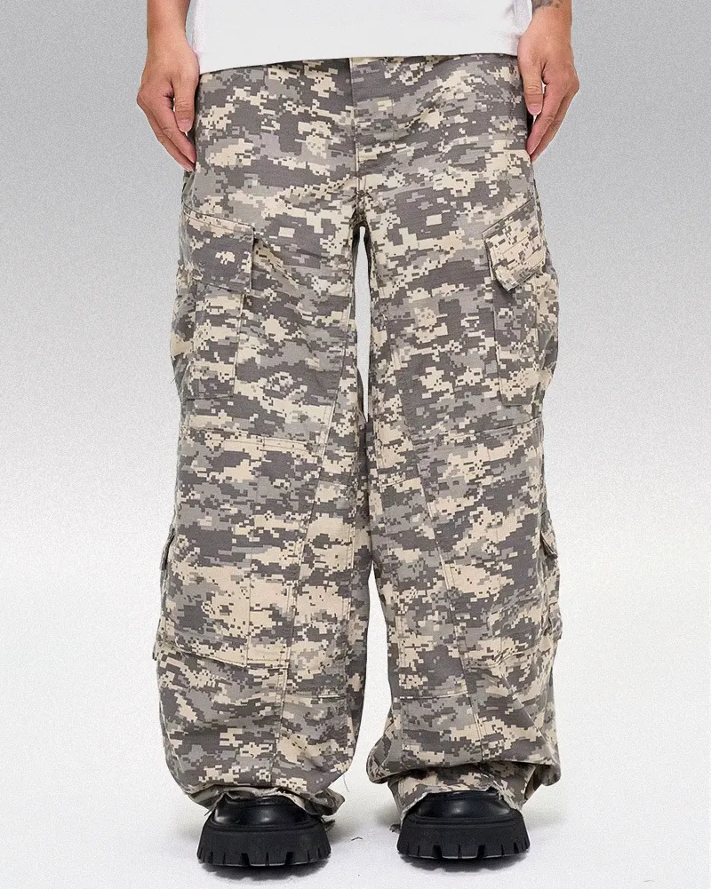 Camo Wide Leg Pants "Kiyama" - Image 4