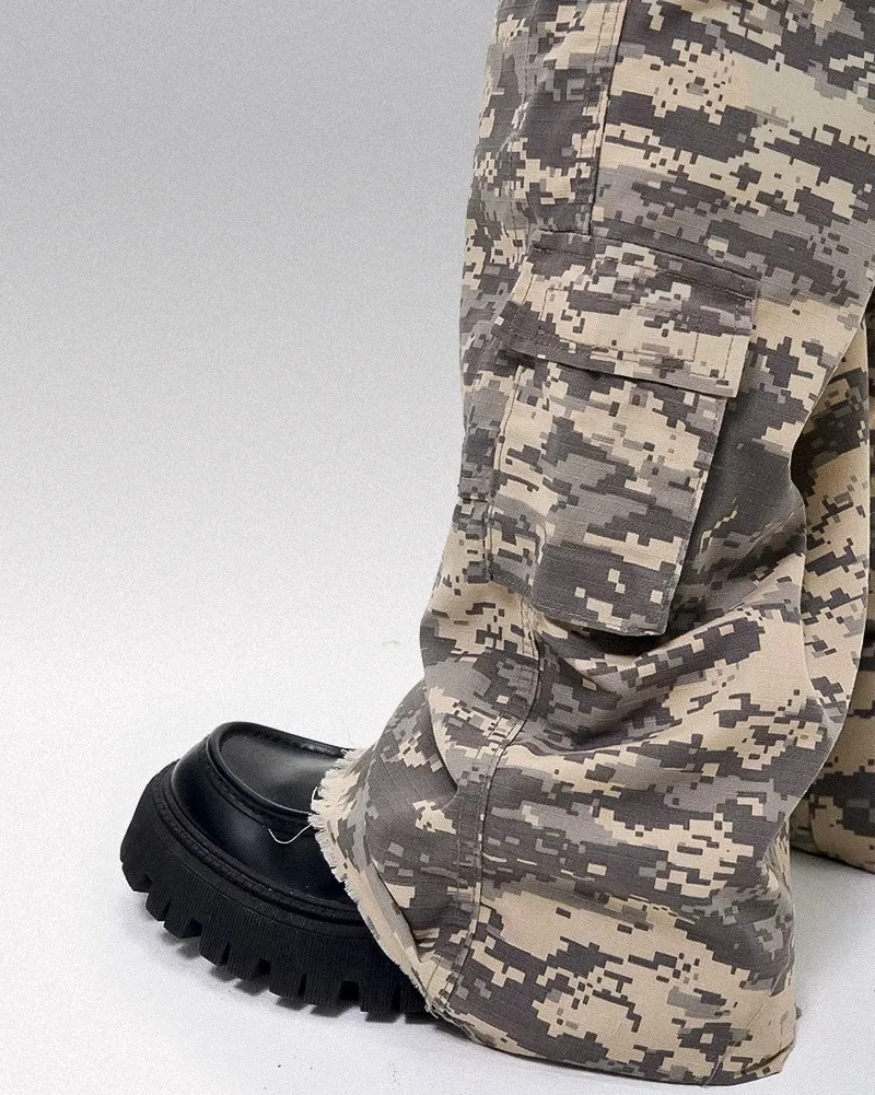 Camo Wide Leg Pants "Kiyama" - Image 5