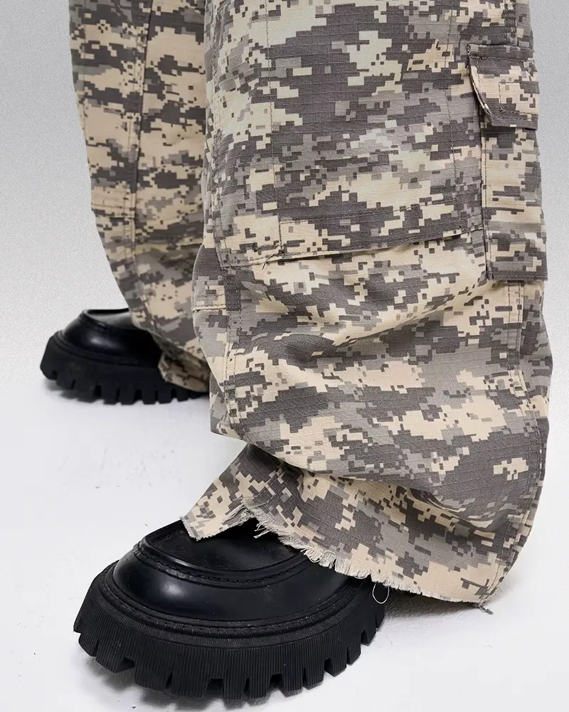 Camo Wide Leg Pants "Kiyama" - Image 6