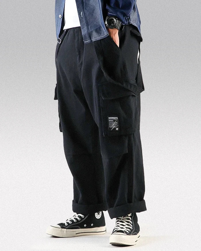 Cargo pants with suspenders "Midori" - Image 3
