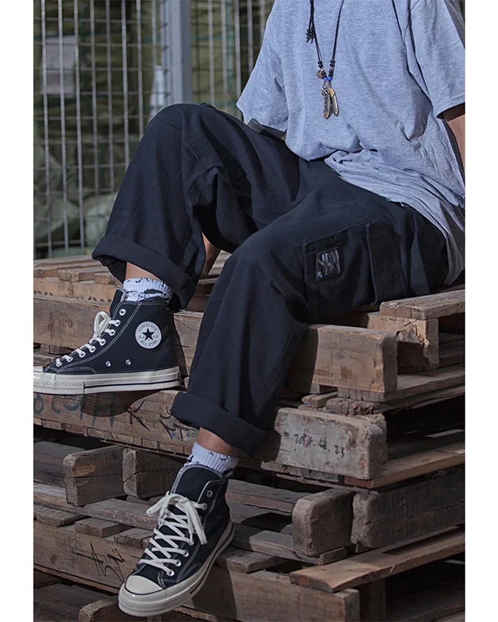 Cargo pants with suspenders "Midori" - Image 5