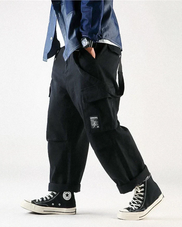 Cargo pants with suspenders "Midori" - Image 6