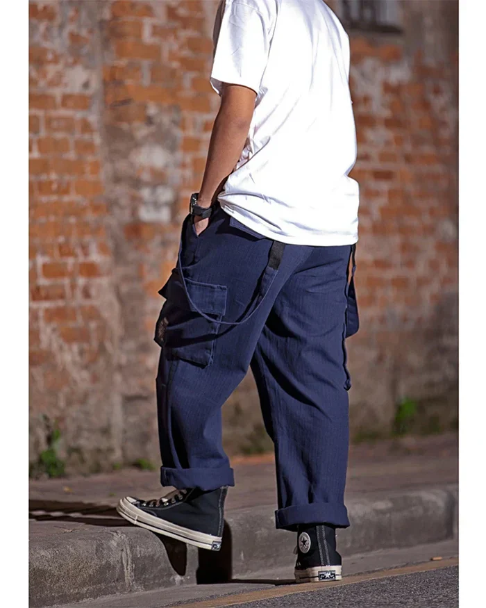 Cargo pants with suspenders "Midori" - Image 7