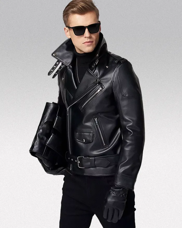 Classic Biker Jacket "Shigara" - Image 10