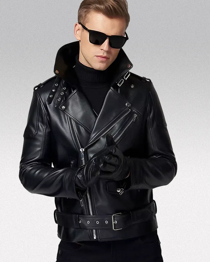 Classic Biker Jacket "Shigara" - Image 11