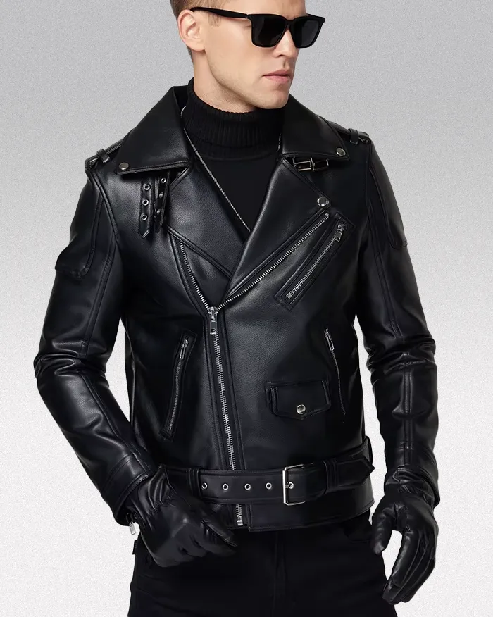 Classic Biker Jacket "Shigara" - Image 3