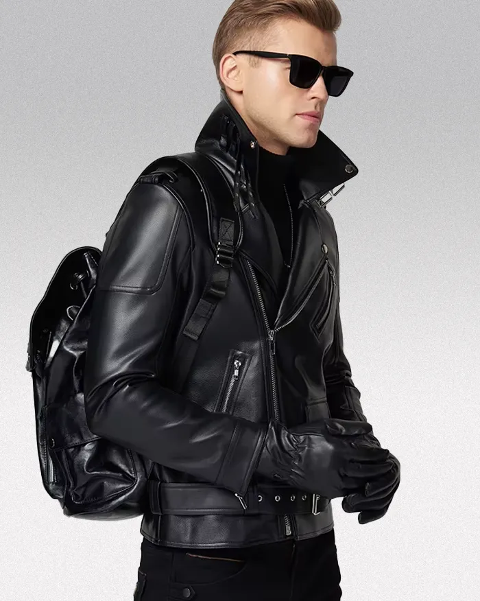 Classic Biker Jacket "Shigara" - Image 6