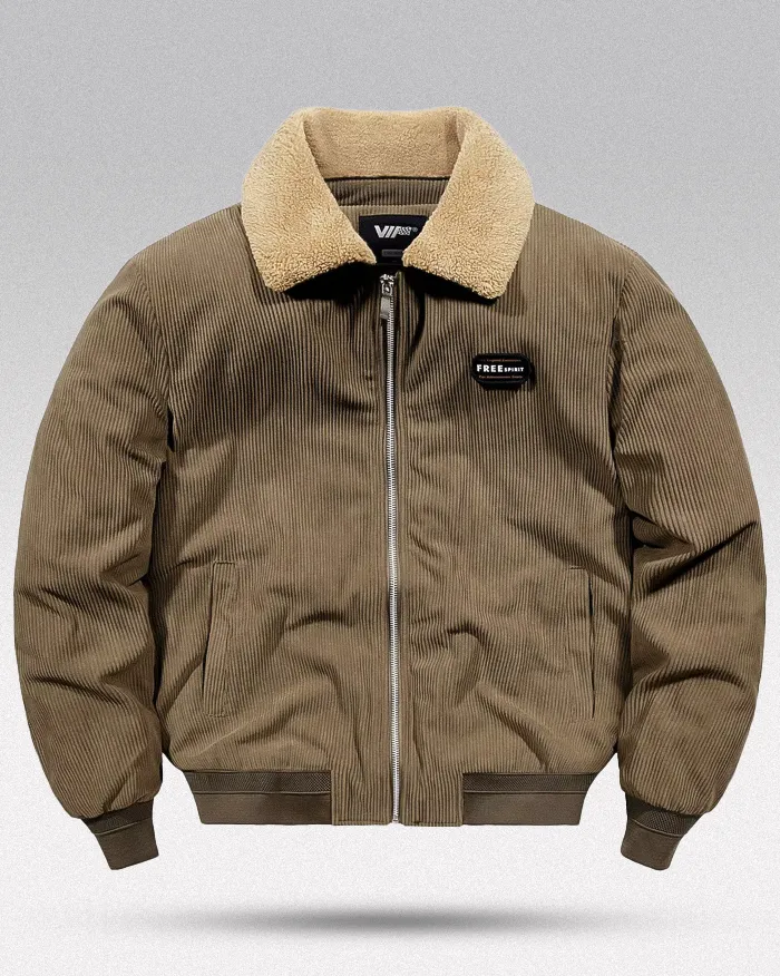 Corduroy Bomber jacket "Mashura" - Image 2