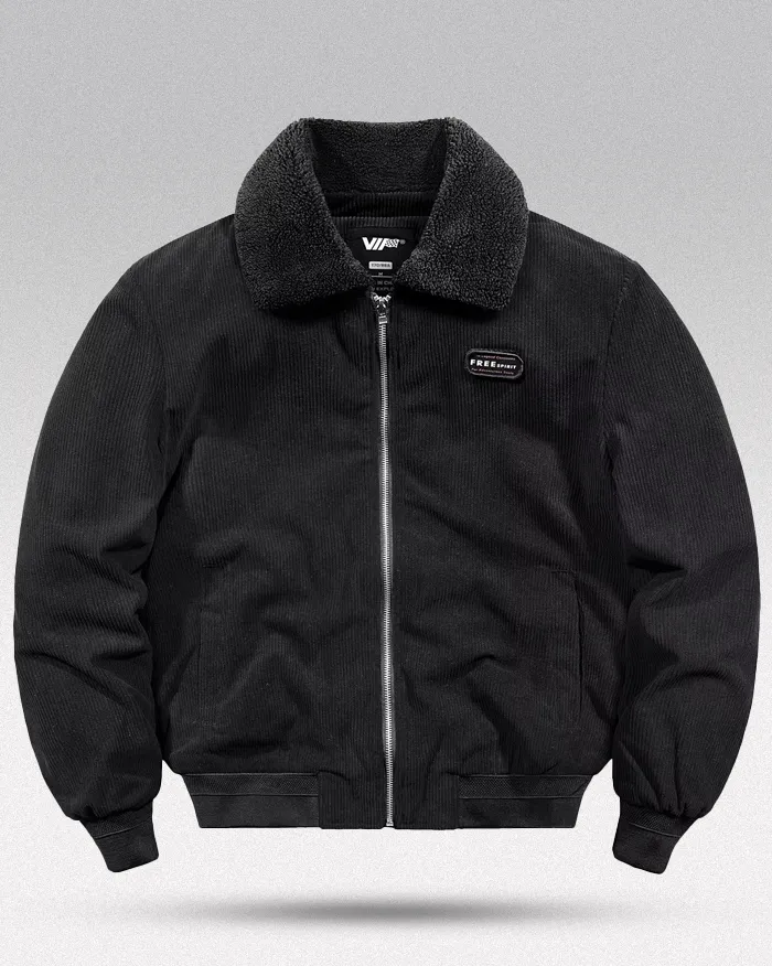 Corduroy Bomber jacket "Mashura" - Image 3