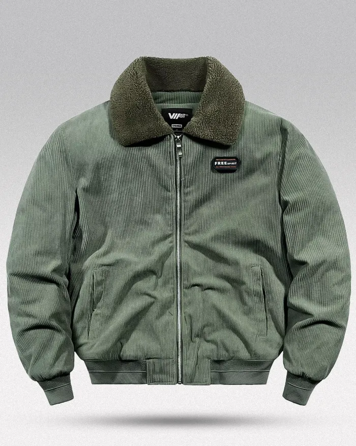 Corduroy Bomber jacket "Mashura" - Image 5