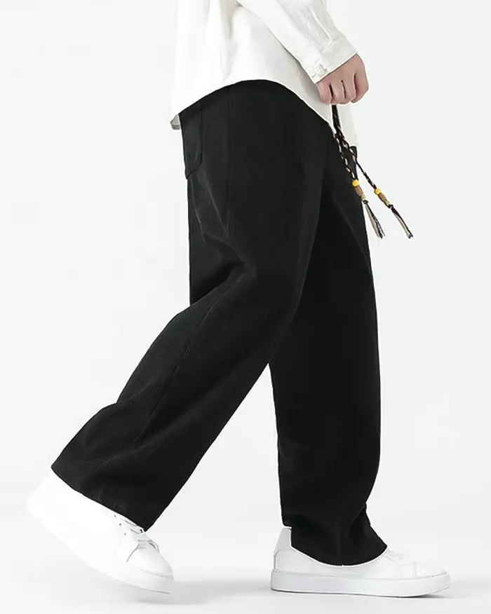 Corduroy wide leg pants "Kyotabe" - Image 5