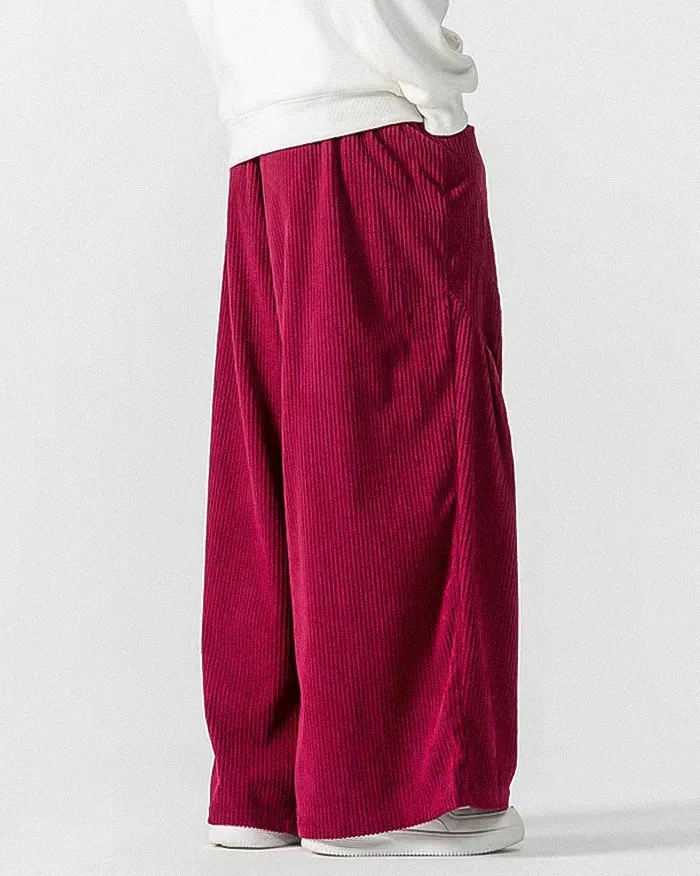 Corduroy wide pants "Zugawa" - Image 10
