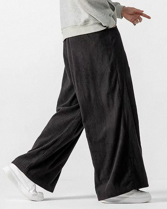 Corduroy wide pants "Zugawa" - Image 13