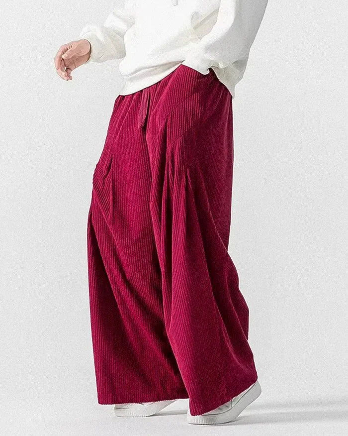 Corduroy wide pants "Zugawa" - Image 14