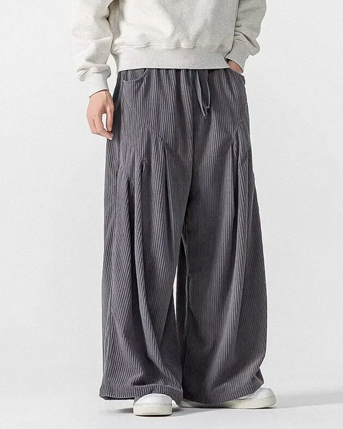 Corduroy wide pants "Zugawa" - Image 15