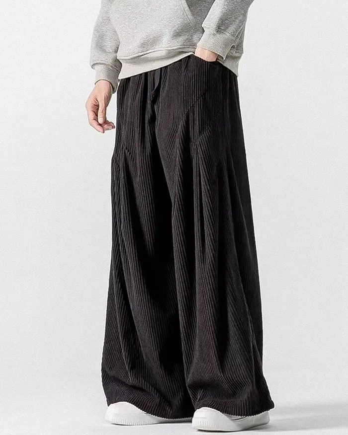 Corduroy wide pants "Zugawa" - Image 17