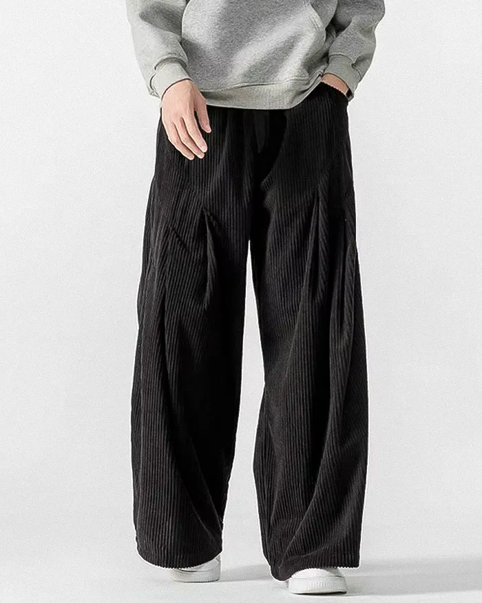 Corduroy wide pants "Zugawa" - Image 18