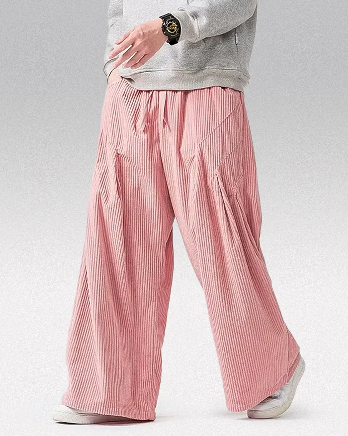 Corduroy wide pants "Zugawa" - Image 2